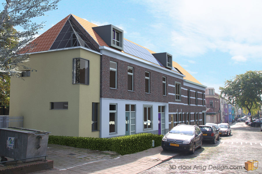 Architectuuratelier Jos Bannink | studie duurzaamheidshuis, Arnhem