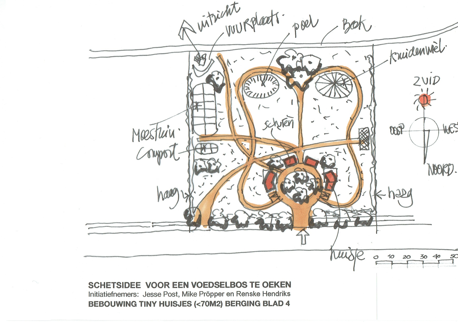 Architectuuratelier Jos Bannink | studie voedselbos Oeken